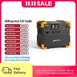 Pecron E2400LFP Portable Power Station (2400W / 1024Wh) $420 + Free Shipping