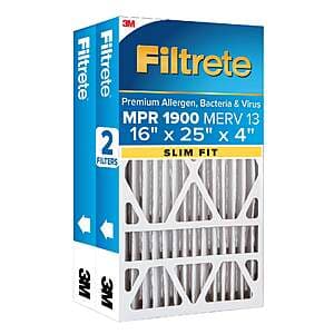Costco Members: 2-Pk 3M Filtrete 4" MPR 1900 MERV 13 Air Filters From $38 & More + Free S&H