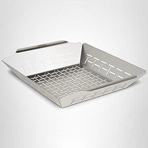Weber Deluxe Grilling Basket (11.8" W x 13.8" D x 2.5" H) $17