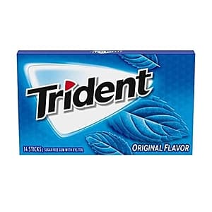 14-Ct Trident Sugar Free Gum (Original) $0.40 + Free S&H w/ Amazon Prime