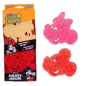 2-pk Scrub Daddy Disney Mickey & Minnie Mouse Non-Scratch Cleaning Sponges $4.95