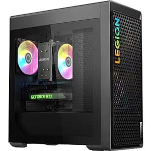 Lenovo Legion Tower 5 Desktop: Ryzen 7 7700X, 16GB RAM, 512GB SSD, RTX 4070 $1300 + Free Shipping