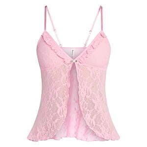 No Boundaries Women's Lace Flyaway Cami Top (3 Colors) $4.35