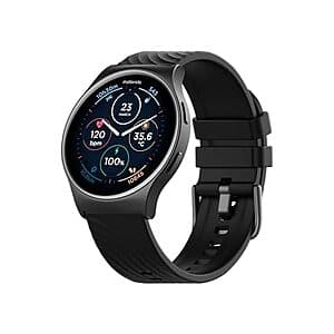 Motorola Moto Watch 120 Bluetooth Smartwatch w/ 1.43” AMOLED Display (Black) $60 + Free Shipping w/ Amazon Prime