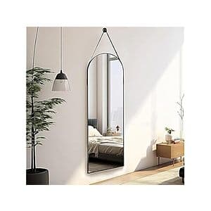 16"x48" Otlsh Arched Full Length Hanging Mirror $26 + Free Shipping w/ Prime