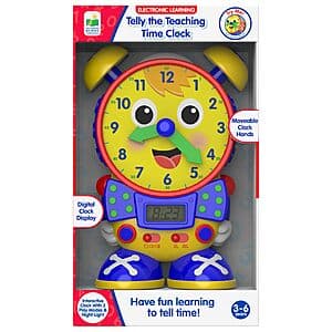The Learning Journey Telly the Teaching Time Clock Electronic Game $21.35
