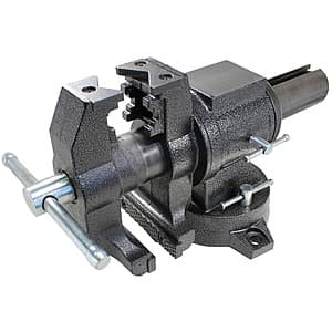 Select Stores: BESSEY 5" Multi-Purpose Rotating Pipe & Bench Vise w/ Swivel Base $35 (In-Store Only)