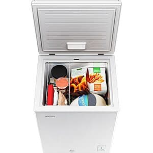Hotpoint 4.9-cu ft Chest Freezer Convertible to Refrigerator (White) $99 + Free Store Pickup