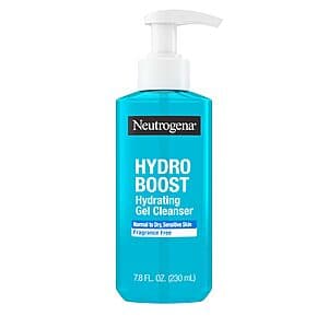 7.8-Ounce Neutrogena Hydro Boost Fragrance-Free Gel Facial Cleanser $4.55 w/ Subscribe & Save