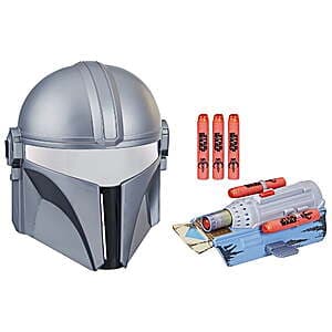 Nerf Star Wars The Mandalorian Toy Dart Launching Wrist Gauntlet + Mask Set $6