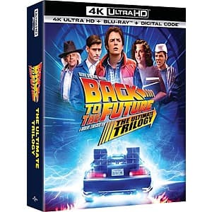 Back to the Future: The Ultimate Trilogy (4K Ultra HD + Blu-Ray + Digital Code) $30