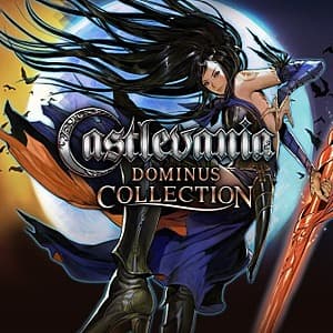 Castlevania Dominus Collection Nintendo Switch game case featuring the iconic Castlevania logo and collection artwork.