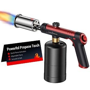 ThermoMaven One-Tap Max Fire Propane Torch (Red) $23.90 + Free S&H