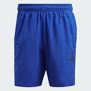 adidas Men's Train Essentials Woven Training Shorts (Lucid Blue/Black) $6.40 + Free Shipping