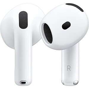 Apple AirPods 4 Wireless Earbud Headphones w/ USB-C Charging Case (White) $100 + Free Shipping