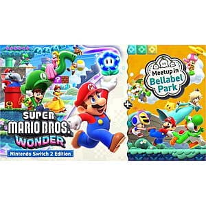 Super Mario Bros. Wonder + Meetup in Bellabel Park (Nintendo Switch 2, Digital) $33.90