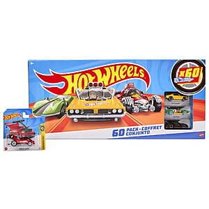 60-Count Hot Wheels Die-Cast Cars & Trucks $46.75 + Free Shipping