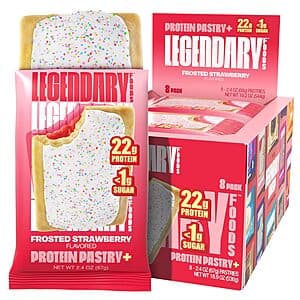 8-Pack Legendary Foods 22g Protein Pastry+ Snacks (various flavors) $15 w/ Subscribe & Save