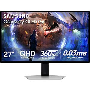 27" Samsung Odyssey G60SD QHD 360Hz OLED Monitor (Open Box Excellent) $467 + Free Shipping