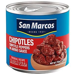 Prime Members: 11-Oz San Marcos Chipotle Peppers Adobo Sauce $1.45 w/ S&S + Free S&H