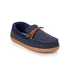 Dearfoams Men's Cozy Comfort Men's Moccasin Slippers (Various) $8