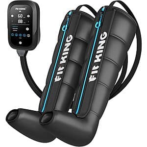 FIT KING Pro 5-Zone Cordless Leg Compression Recovery Boots (3 Sizes) $145 + Free S&H