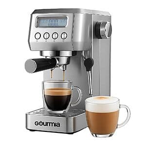 Gourmia Slim 20-Bar Espresso Machine w/ LCD Screen $87.80 + Free S&H