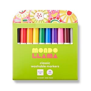 10-ct Mondo Llama Washable Broad Tip Markers $0.50 + Free Pickup