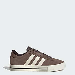 adidas men Daily 4.0 casual shoe in various color options including black, white, and earth tones.