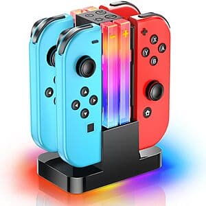 Wenocally Switch Controller Charging Dock (Switch or Switch OLED) w/ USB-C Cable $6.50