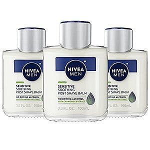 $11.72 w/ S&S: 3-Pack of 3.3oz Nivea Men Sensitive Post Shave Balm