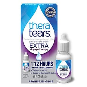Select Accts: 0.5-Oz TheraTears Extra Dry Eye Therapy Lubricating Eye Drops $5.10 w/ S&S