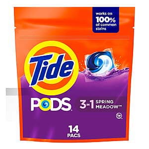11 to 16-Ct Tide Laundry Detergent Pods (various scents) + Earn $2.50 WM Cash $5 + Free Pickup