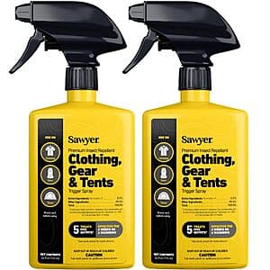 2-Pk 24-Oz Sawyer Products Premium Permethrin Insect Repellent Sprays for Fabrics $27.35 w/ S&S