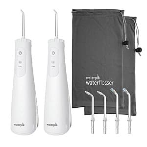 Costco Members: 2-Pk Waterpik Cordless Plus 5000 Rechargeable Water Flosser $80 + Free S&H