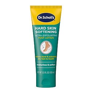 Select Accounts: 3.5-Oz Dr. Scholl's Ultra Exfoliating Foot Lotion $2.15 w/ S&S