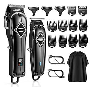 22-Piece Glaker Hair Clipper & Trimmer Kit (Black) $35 + Free Shipping w/ Prime