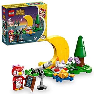 78-Piece LEGO Animal Crossing Stargazing with Celeste Building Set $6.85