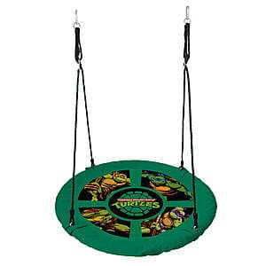 40" Saucer Disc Tree Swing for Kids w/ Adjustable Ropes (TMNT) $14.80