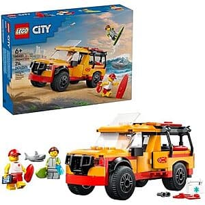 214-Piece LEGO City: Great Vehicles Lifeguard Truck Building Set (60453) $16