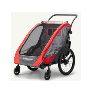 Schwinn Summit Deluxe 2-in-1 2-Passenger Infant Bicycle Trailer / Stroller (Red) $100 + Free S/H w/ Amazon Prime