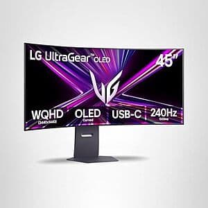 45″ LG UltraGear WQHD OLED 240Hz 0.03ms Curved Gaming Monitor $797 + Free Shipping