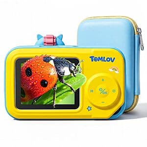 TOMLOV Kids' P50K 2.4" IPS 500X Handheld Digital Microscope (2 colors) $17.50