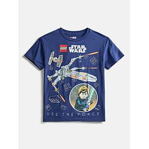 LEGO Star Wars Boy’s Graphic Short Sleeve Crewneck Tee (Various) $3.15