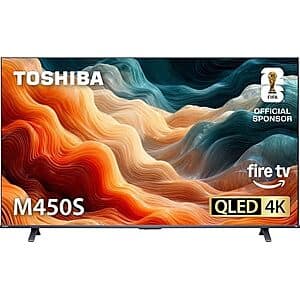 Prime Members: 43" Toshiba M450 QLED 4K Fire TV (2026) $140 + Free S&H