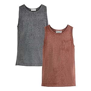 2-Pack Men's No Boundaries Burnout Textured Tank Top (3 colors, XS - M) $5.70 + Free S/H on $35+