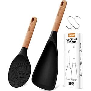 2-Piece Finenut Silicone Heat Resistant Spatula Spoon Set (3 colors) $8.25 & More