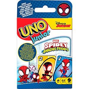 Mattel Games UNO Junior Marvel Spidey & His Amazing Friends Card Game $6