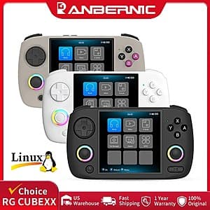 ANBERNIC RG CubeXX Handheld Games Console 64G 5K Games (3 colors) $58.90 + Free Shipping