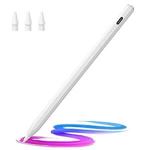 Hastraith Tilt Sensitive Stylus Pen for iPad 2018+ Tablets $4.75